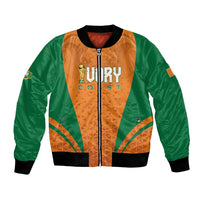 Custom Ivory Coast 2026 World Football Bomber Jacket Elephants Go Champions