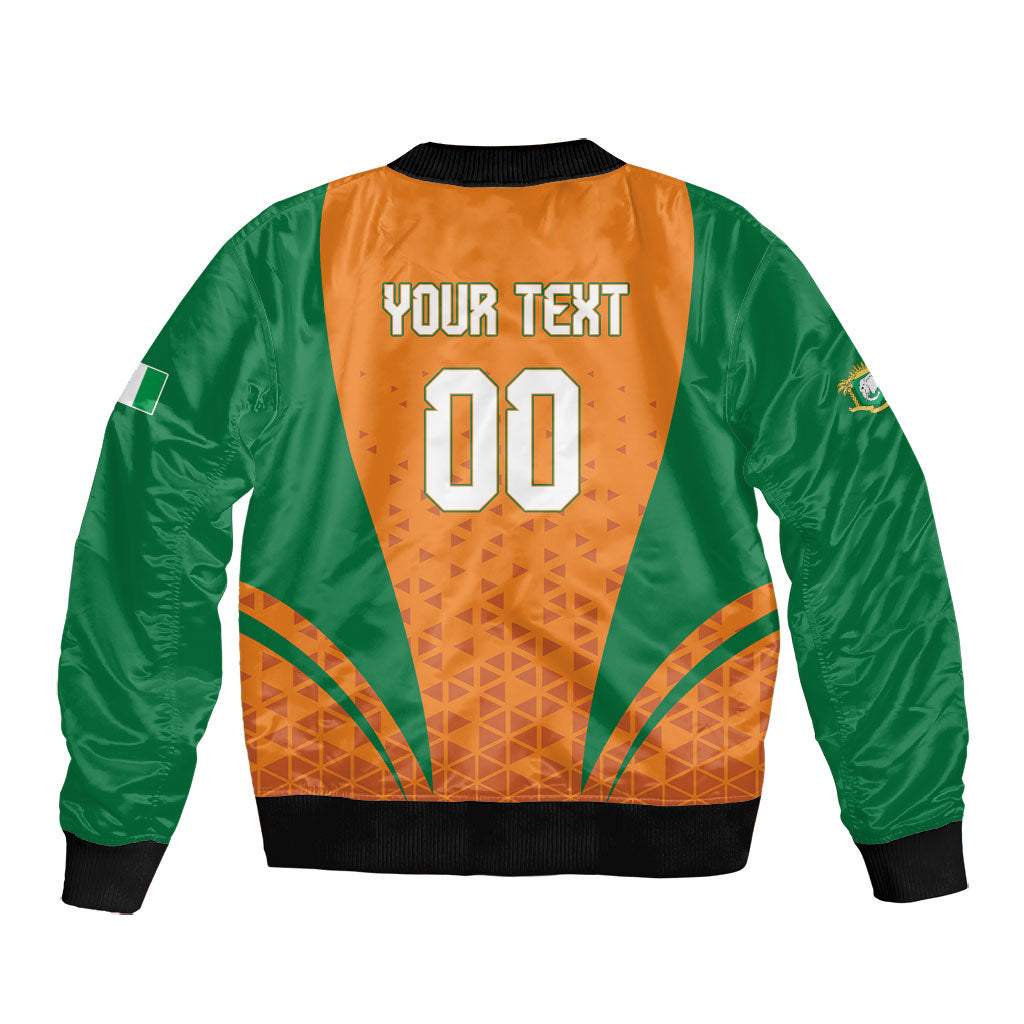 Custom Ivory Coast 2026 World Football Bomber Jacket Elephants Go Champions
