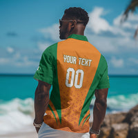Custom Ivory Coast 2026 World Football Hawaiian Shirt Elephants Go Champions