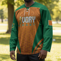 Custom Ivory Coast 2026 World Football Hockey Jersey Elephants Go Champions