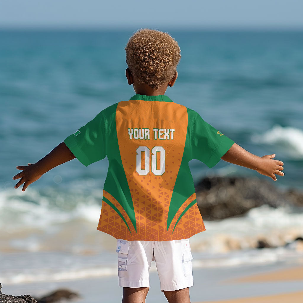 Custom Ivory Coast 2026 World Football Kid Hawaiian Shirt Elephants Go Champions