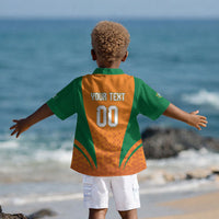 Custom Ivory Coast 2026 World Football Kid Hawaiian Shirt Elephants Go Champions LT01