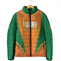 Custom Ivory Coast 2026 World Football Padded Jacket Elephants Go Champions