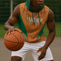 Custom Ivory Coast 2026 World Football Sleeveless Hoodie Elephants Go Champions