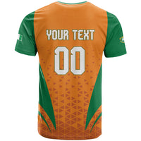Custom Ivory Coast 2026 World Football T shirt Elephants Go Champions
