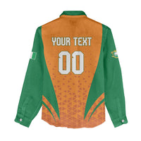 Custom Ivory Coast 2026 World Football Women Casual Shirt Elephants Go Champions