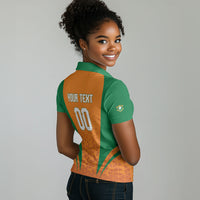 Custom Ivory Coast 2026 World Football Women Polo Shirt Elephants Go Champions