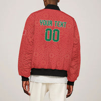 Custom Morocco 2026 World Football Bomber Jacket Atlas Lions Go Champions