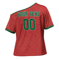 Custom Morocco 2026 World Football Cross Shoulder Shirt Atlas Lions Go Champions
