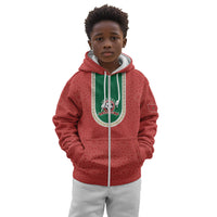 Custom Morocco 2026 World Football Kid Hoodie Atlas Lions Go Champions