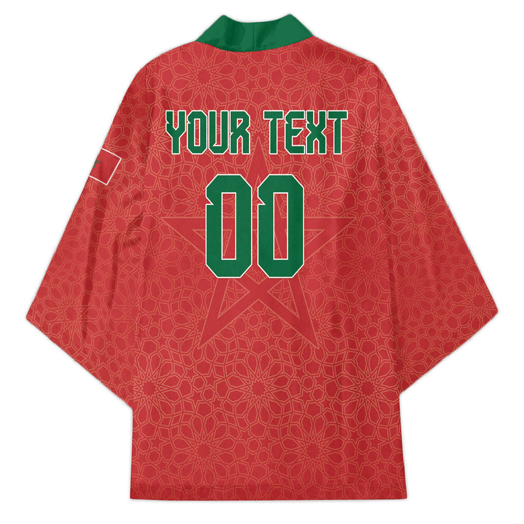 Custom Morocco 2026 World Football Kimono Atlas Lions Go Champions