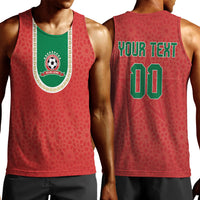 Custom Morocco 2026 World Football Men Tank Top Atlas Lions Go Champions