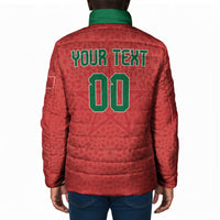 Custom Morocco 2026 World Football Padded Jacket Atlas Lions Go Champions