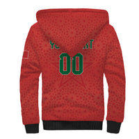 Custom Morocco 2026 World Football Sherpa Hoodie Atlas Lions Go Champions