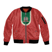 Custom Morocco 2026 World Football Sleeve Zip Bomber Jacket Atlas Lions Go Champions