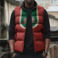 Custom Morocco 2026 World Football Sleeveless Puffer Jacket Atlas Lions Go Champions