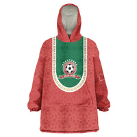 Custom Morocco 2026 World Football Wearable Blanket Hoodie Atlas Lions Go Champions