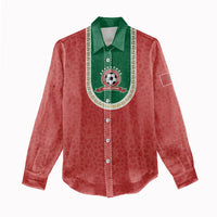 Custom Morocco 2026 World Football Women Casual Shirt Atlas Lions Go Champions