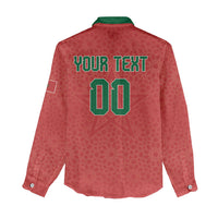 Custom Morocco 2026 World Football Women Casual Shirt Atlas Lions Go Champions
