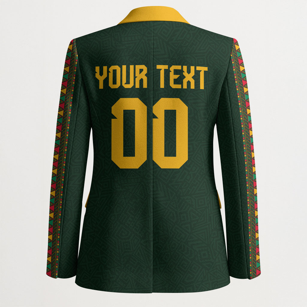 Custom Senegal 2026 World Football Blazer Lions of Teranga Go Champions