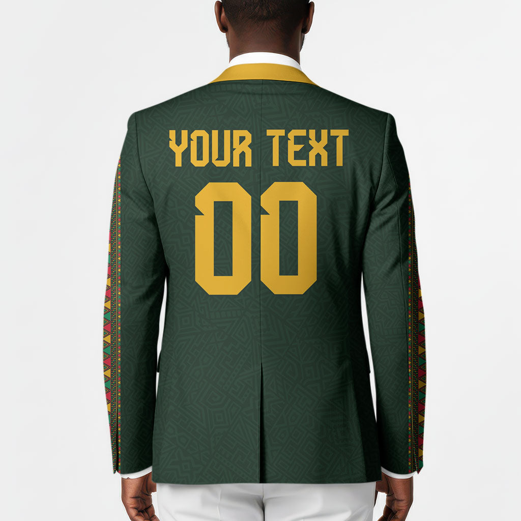 Custom Senegal 2026 World Football Blazer Lions of Teranga Go Champions