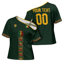 Custom Senegal 2026 World Football Cross Shoulder Shirt Lions of Teranga Go Champions