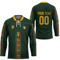 Custom Senegal 2026 World Football Hockey Jersey Lions of Teranga Go Champions