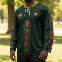 Custom Senegal 2026 World Football Hockey Jersey Lions of Teranga Go Champions