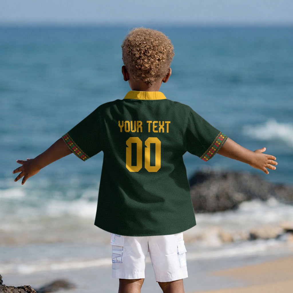 Custom Senegal 2026 World Football Kid Hawaiian Shirt Lions of Teranga Go Champions LT01