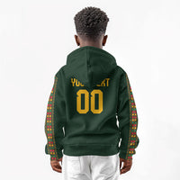 Custom Senegal 2026 World Football Kid Hoodie Lions of Teranga Go Champions