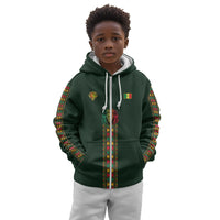 Custom Senegal 2026 World Football Kid Hoodie Lions of Teranga Go Champions