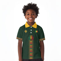 Custom Senegal 2026 World Football Kid Polo Shirt Lions of Teranga Go Champions