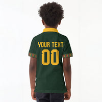 Custom Senegal 2026 World Football Kid Polo Shirt Lions of Teranga Go Champions
