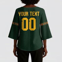 Custom Senegal 2026 World Football Kimono Sleeve Blouse Lions of Teranga Go Champions