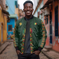 Custom Senegal 2026 World Football Sleeve Zip Bomber Jacket Lions of Teranga Go Champions