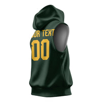 Custom Senegal 2026 World Football Sleeveless Hoodie Lions of Teranga Go Champions
