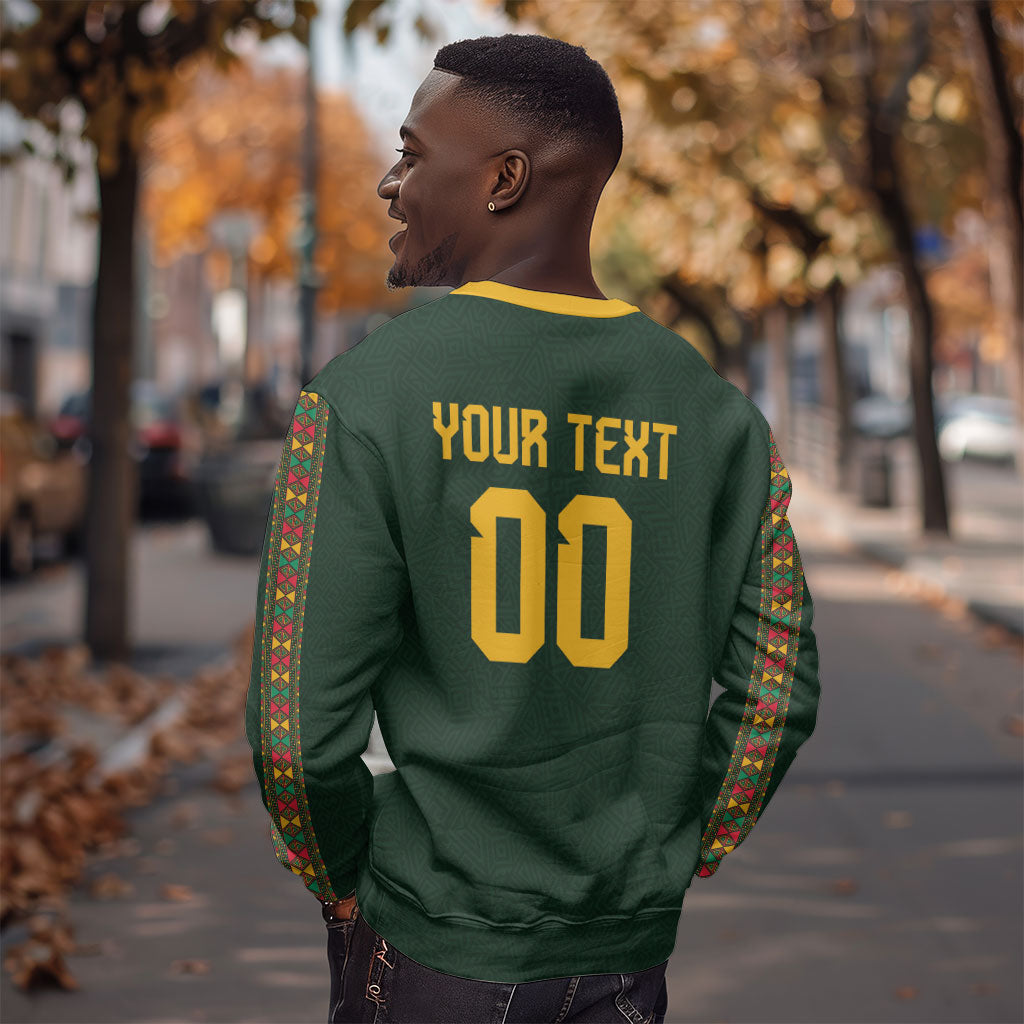 Custom Senegal 2026 World Football Sweatshirt Lions of Teranga Go Champions