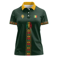 Custom Senegal 2026 World Football Women Polo Shirt Lions of Teranga Go Champions