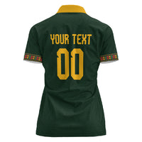 Custom Senegal 2026 World Football Women Polo Shirt Lions of Teranga Go Champions
