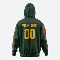 Custom Senegal 2026 World Football Zip Hoodie Lions of Teranga Go Champions