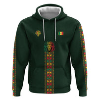 Custom Senegal 2026 World Football Zip Hoodie Lions of Teranga Go Champions