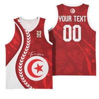 Custom Tunisia 2026 World Football Basketball Jersey Eagles of Carthage Go Champions