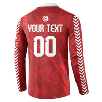 Custom Tunisia 2026 World Football Button Sweatshirt Eagles of Carthage Go Champions