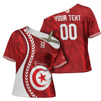Custom Tunisia 2026 World Football Cross Shoulder Shirt Eagles of Carthage Go Champions