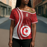 Custom Tunisia 2026 World Football Cross Shoulder Shirt Eagles of Carthage Go Champions
