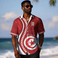 Custom Tunisia 2026 World Football Hawaiian Shirt Eagles of Carthage Go Champions LT01
