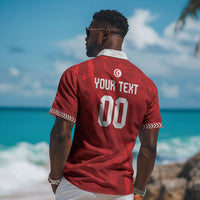 Custom Tunisia 2026 World Football Hawaiian Shirt Eagles of Carthage Go Champions LT01