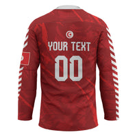 Custom Tunisia 2026 World Football Hockey Jersey Eagles of Carthage Go Champions