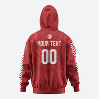 Custom Tunisia 2026 World Football Hoodie Eagles of Carthage Go Champions