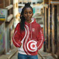 Custom Tunisia 2026 World Football Hoodie Eagles of Carthage Go Champions